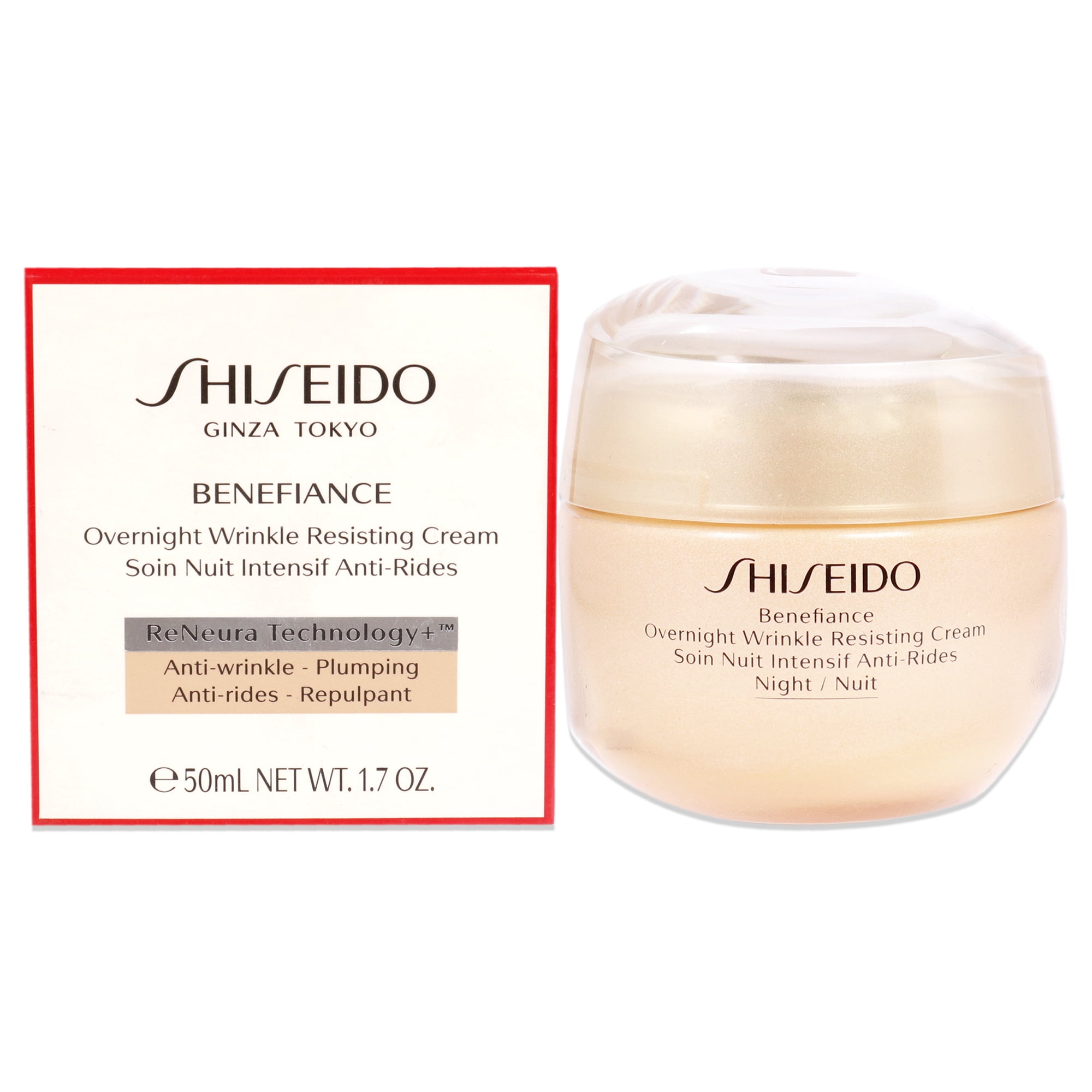 Crema Resistente A Las Arrugas De Noche Benefiance De Para Mujeres - 1,7 Oz De Crema