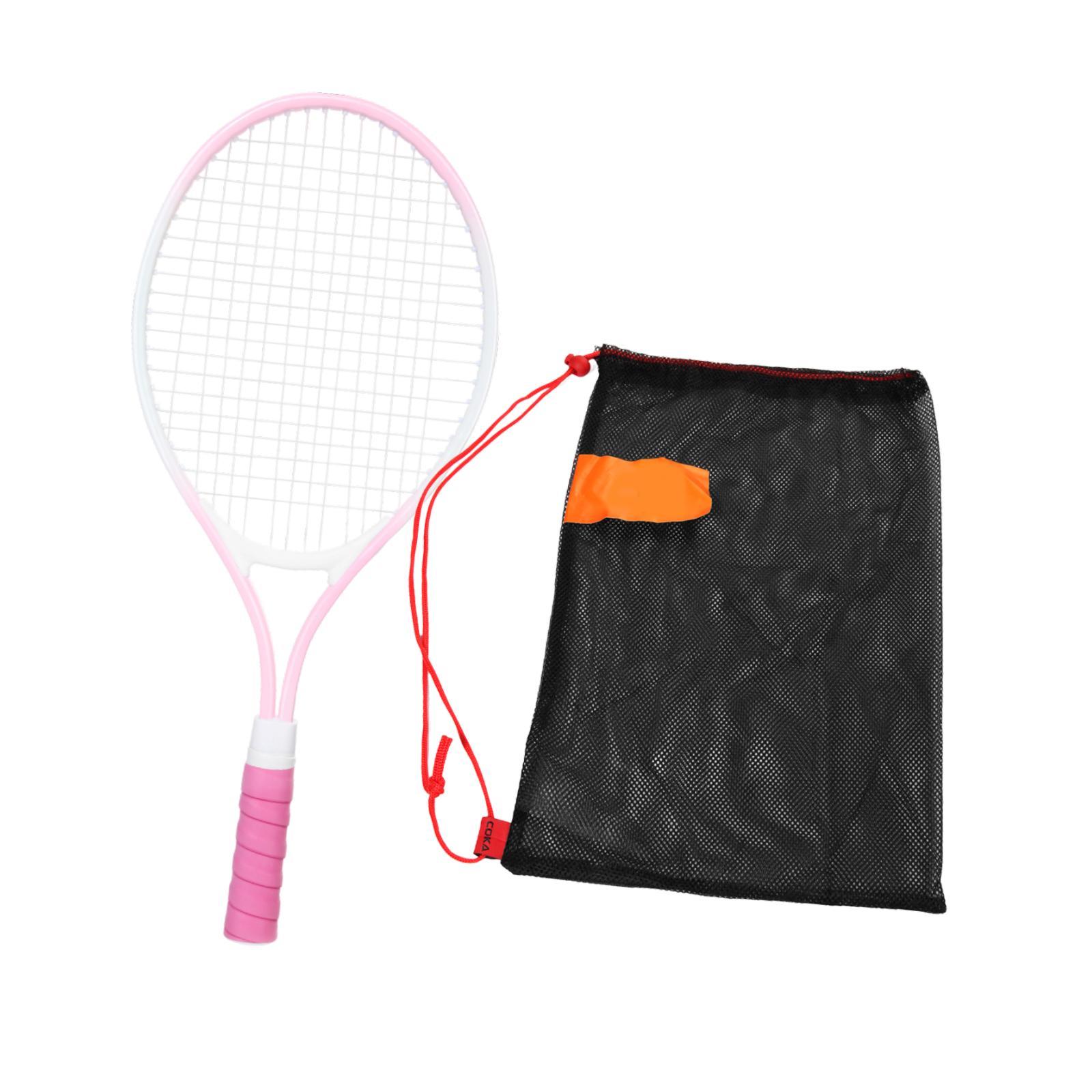 Ioensy - Raqueta De Tenis De 21"" Para Niños, Raqueta De Tenis Recreativa, Portátil, Agarre Antideslizante, Color Rosa