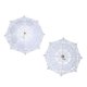 thumbnail image 3 of 2xFloral Parasol Paraguas Decoración Boda Novia Fotografía Hecha A Mano Prop, 3 of 5
