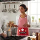 thumbnail image 4 of Delantal de Cocina Pechera Impermeable a Rayas con Bolsillo 70cm, 4 of 6