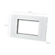 thumbnail image 3 of Pack 20 Placas Triple con Soporte Metálico - Blanco, 3 of 3