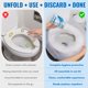 thumbnail image 3 of Kit de Cobertura de Asiento de Inodoro The Restroom Kit - Pack de 60, 3 of 8