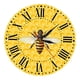 thumbnail image 3 of Bee On Yellow Hive Relojes De Pared 12 Pulgadas Silencioso Preciso Para Sala De Estar, 3 of 5