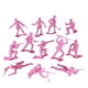 thumbnail image 3 of Toy Soldiers TimMee Plastic Army Men, rosa, 48 piezas, fabricado en EE. UU., 3 of 6