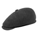 thumbnail image 2 of Boina Hombre Estilo Peaky Blinders Vintage Urbana Elegante Negro Estandar Lisa, 2 of 2