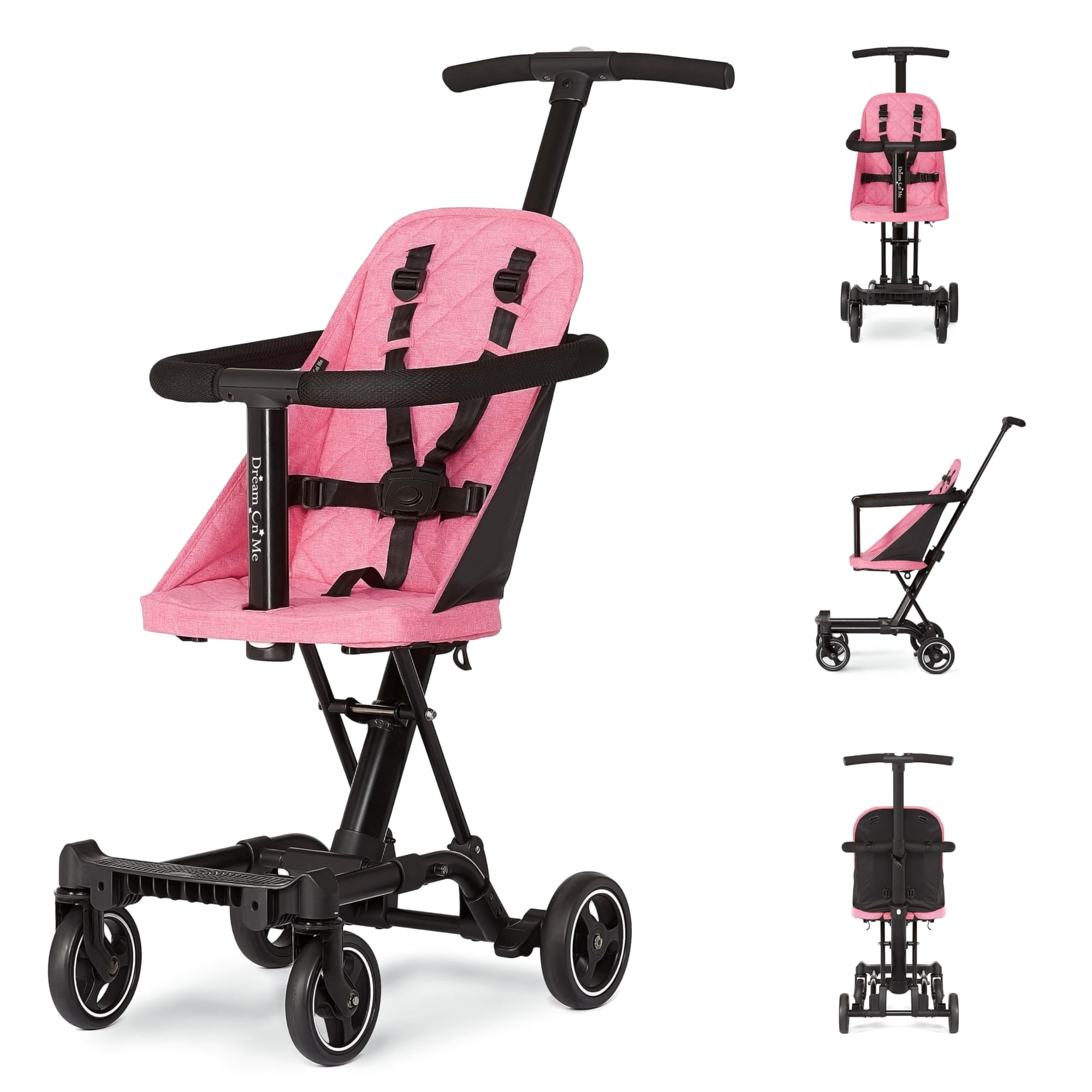 Stroller Dream On Me Coast Rider, Ligero, Rosa 365, Rosa