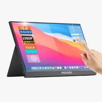 Rehisk - Monitor Portátil Con Pantalla Touch 15,6 Pulgadas Full Hd Ips 1920X1080