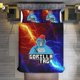 thumbnail image 2 of Red Blue Lightning Blue Gorilla Tag Comforter Set Soft 3 Pcs Twin Bedding Sets Thicken for All Season, 2 of 5
