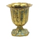 thumbnail image 3 of Florero Metal Oro Antiguo, 3 of 3