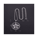 thumbnail image 3 of Collar de Acero Colgante Tetragrammaton, 3 of 8