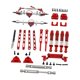 thumbnail image 3 of Juego De Ejes Para Coche RC 1:12, Accesorios Y Soportes De Amortiguador Para MN82, MN82Pro, LC79, Color Rojo, 3 of 5