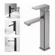 thumbnail image 1 of Llave Lavamanos Alta Grifo Monomando Acero Inoxidable Plata, 1 of 3