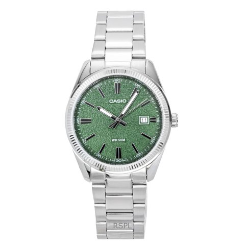 Reloj Analógico Casio Mtp-1302Da-3Av Verde Hombre