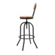 thumbnail image 2 of Taburete Industrial Turner Con Respaldo, 2 of 3
