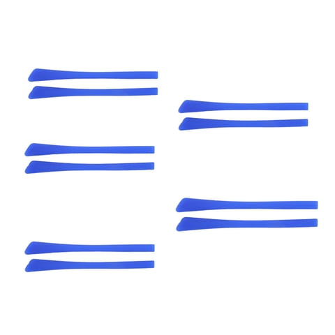 Ioensy - 10 Piezas De Puntas De Silicona Para Los Extremos De Las Patillas, Funda Suave, Cojín Cómodo, Azul