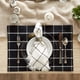 thumbnail image 3 of Juego de manteles individuales DII Basic Collection Black Check, 6 piezas, algodón, 3 of 7