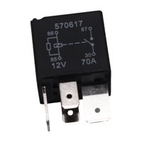 Magideal - Relé Del Compresor De La Bomba De Suspensión Neumática Ywb500220 12V 70A Negro Reemplazar Piezas De Repuesto De Accesorios De Automóvil Lr023964