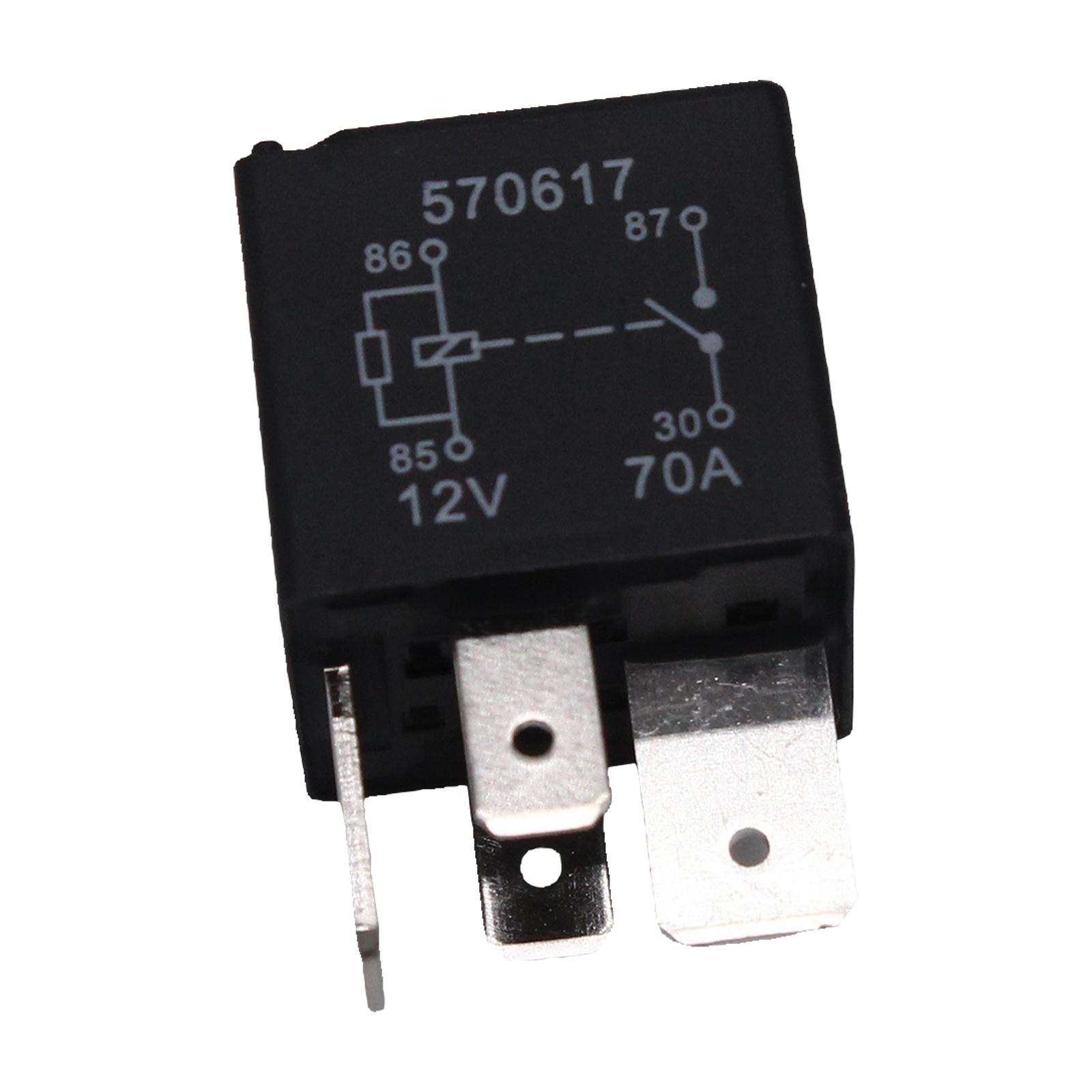 Magideal - Relé Del Compresor De La Bomba De Suspensión Neumática Ywb500220 12V 70A Negro Reemplazar Piezas De Repuesto De Accesorios De Automóvil Lr023964