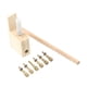 thumbnail image 3 of Kit de reparación de pines de puente de guitarra para caja de resonancia de guitarra, reparación profesional, portátil, compacto, mejora el volumen de Tipo de perno de cobre, 3 of 5