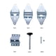 thumbnail image 2 of Kit De Ajuste De Bisagras Y Rodillos Para Puertas De Garaje Hardware, 2 of 9