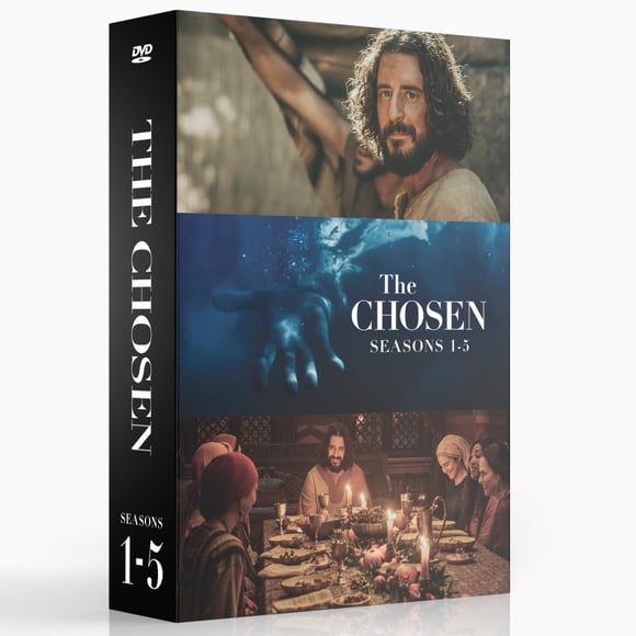 Caja de DVD The Chosen completa las temporadas 1 a 5 más episodio extra