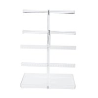 Ioensy - Organizador De Joyas De Acrílico Transparente, Soporte Para Pulseras, Brazaletes Y Pendientes