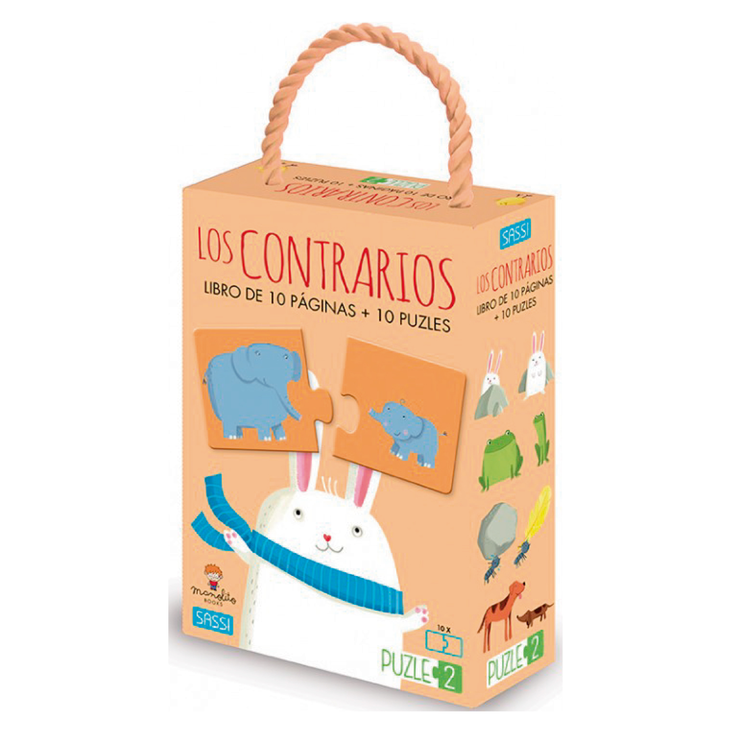 Manolito Books - Libro Y Puzzle Los Contrarios