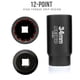 thumbnail image 3 of Conector NEIKO 02525A, 34 mm, 1/2», Deep Impact, 12 puntos, 3 of 4