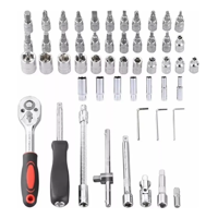 Genérico - Set Caja De Dados Juego Herramientas 53 Pcs Rojo