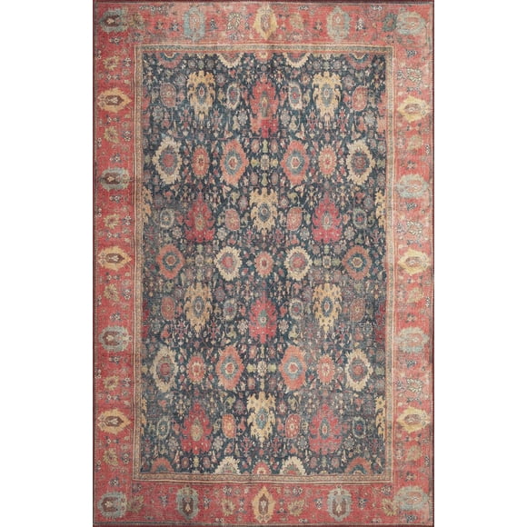 Rug Kas Rugs London 4804 azul, rectangular transicional, 255 cm x 350 cm