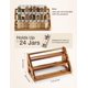 thumbnail image 3 of Estante para Especias Tinamo de Madera de Acacia de 3 Niveles y 24 Tarros, 3 of 6