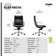 thumbnail image 5 of Silla Oficina Alek Media Negro, 5 of 5