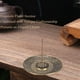 thumbnail image 5 of Quemadores de incienso redondos de bronce, porta incienso, disco quemador con patrón de flores de 9 agujeros, para regalo de incienso., 5 of 7
