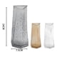 thumbnail image 2 of Florero Jarron Decorativo Vidrio Geometrico 24x7cm plateado, 2 of 3