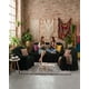 thumbnail image 2 of Juego Fundas Sillon Elastica 3+1+1 Nido Abeja Con Faldon, 2 of 6