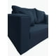 thumbnail image 3 of Sofa 2 Cuerpos Aurelia Tela Azul, 3 of 5