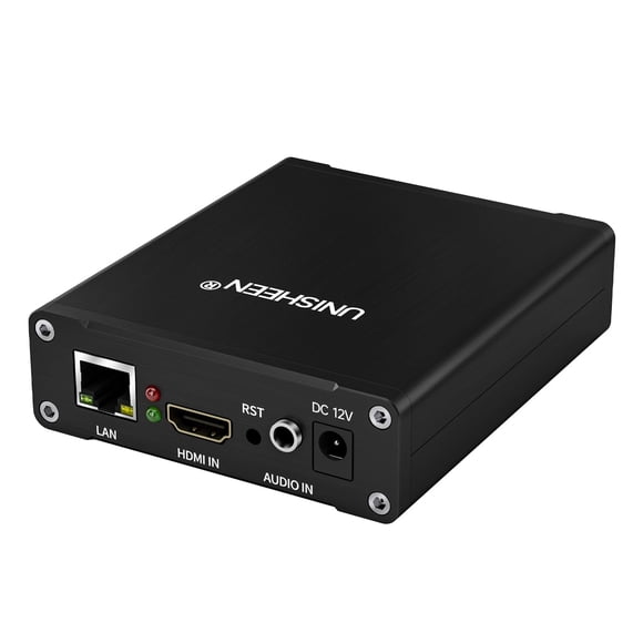 Codificador de vídeo UNISHEEN H.265 H.264/AVC HDMI a IP 1080P
