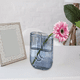 thumbnail image 2 of Florero Jarrón Decorativo Vidrio Líneas Rectangular 18 cm, 2 of 3
