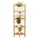 thumbnail image 4 of Repisa esquinero de madera 4 niveles natural, 4 of 8
