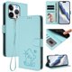 thumbnail image 2 of Funda Volteable tipo Billetera con Correa para iPhone 16 Pro, Verde Claro, 2 of 6