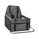 thumbnail image 5 of Asiento de coche para perros, transportador de coche de viaje para perros, asiento de seguridad para perros y gatos, suministros para mascotas Gris oscuro, 5 of 5