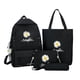 thumbnail image 1 of 4PCS/Set Backpack Combo Set Large Capacity Canvas Handbag Pencil Bag Teenager Travel Mochila Shoulder Bag For School Student, 1 of 3