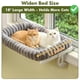 thumbnail image 3 of Percha para ventana para gatos Zoratoo Cloud Cuddle con cojín, color gris, tamaño grande, 3 of 9
