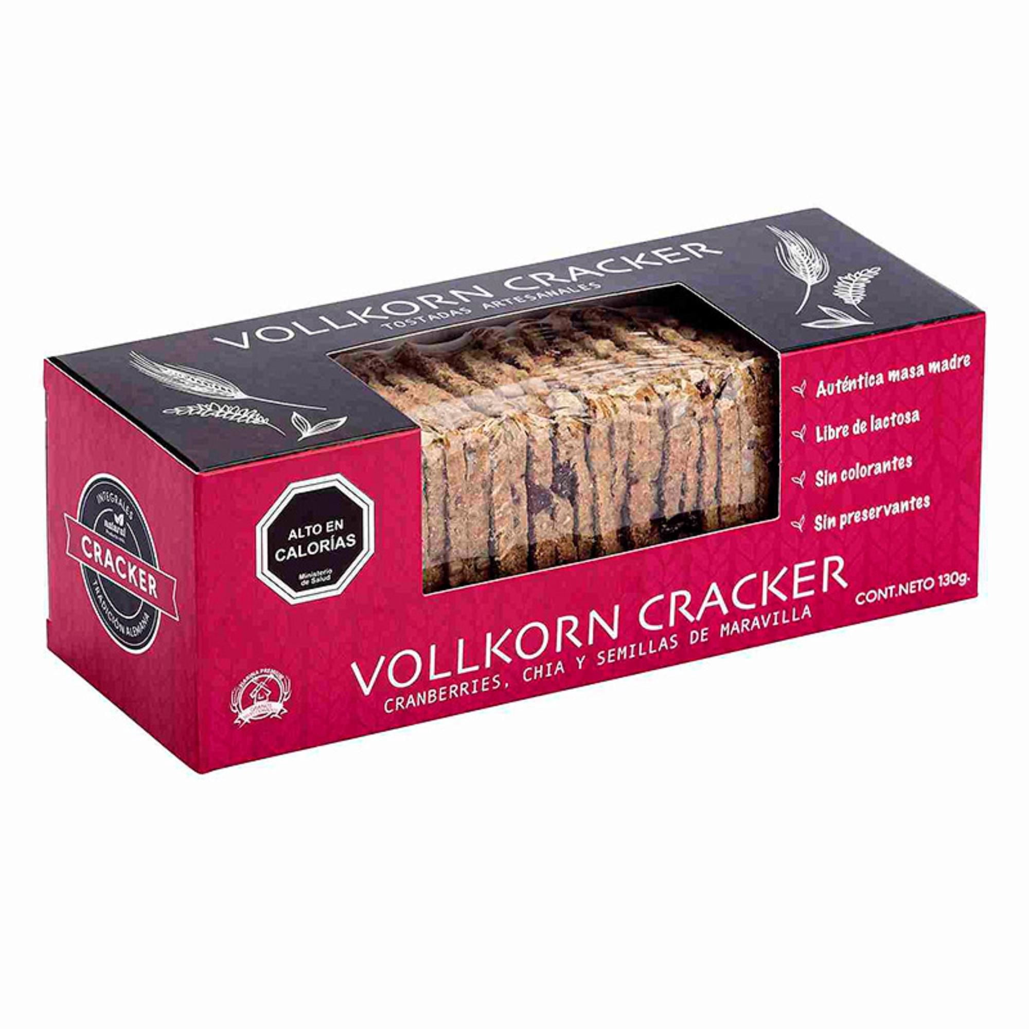 Tostadas Cracker Cranberries Chia Y Semillas Maravilla 1 Un, 130 g