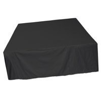 Ioensy - Spa Piscina Bañera Cubierta Antipolvo Jardín Impermeable 244X244X90Cm Negro