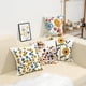 thumbnail image 3 of 6 fundas de almohada bordadas con toalla de lona, estilo pastoral para sofá, mesita de noche y soporte lumbar para oficina. Este producto no incluye relleno., 3 of 5