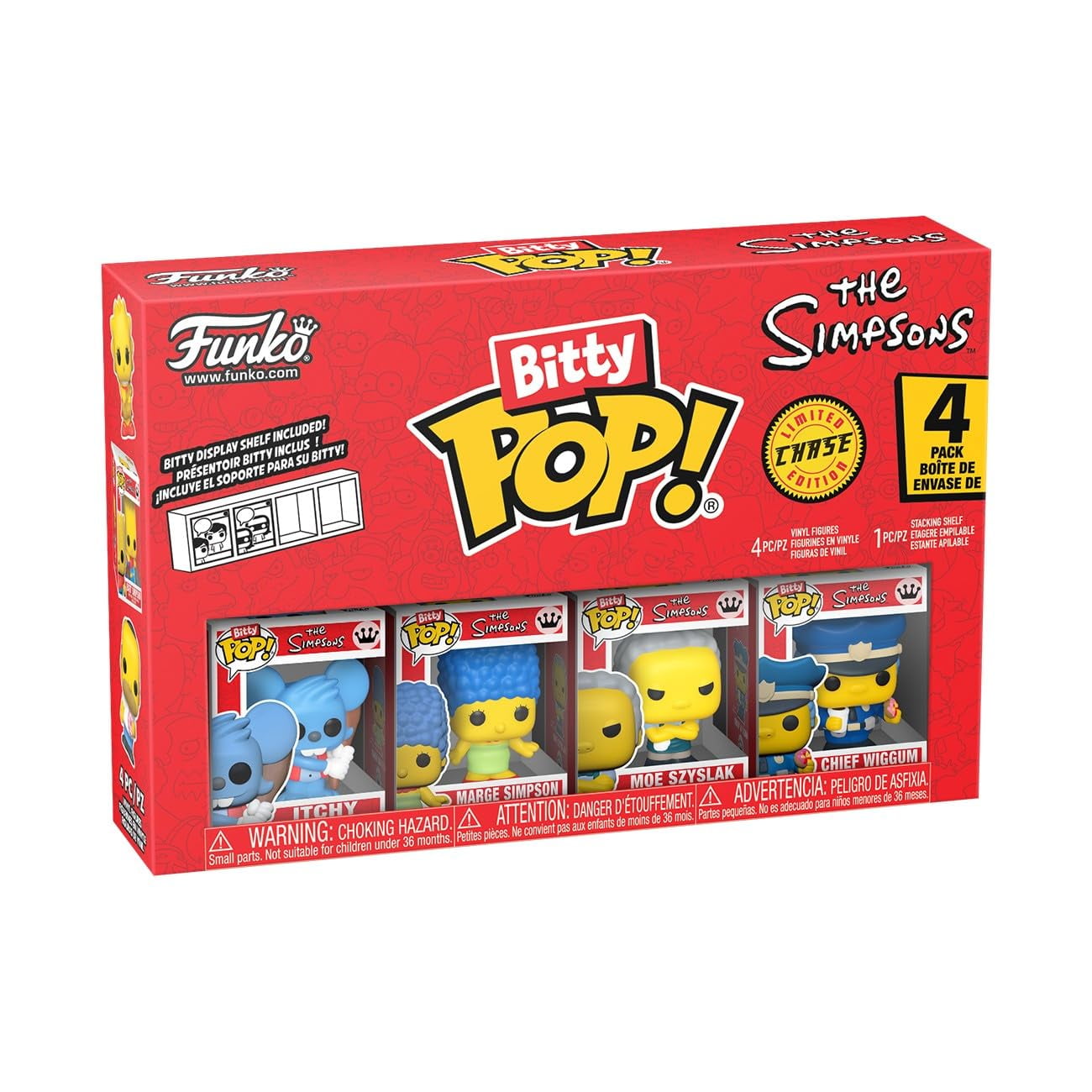 Minifiguras Funko Pop! Bitty Los Simpson Con Estante