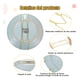 thumbnail image 3 of Set 16 colgadores de platos acero inoxidable dorado, 3 of 3
