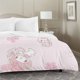 thumbnail image 2 of Diez pink my bunny melody duvet cover set for Kids Girls soft microfiber 3pc bedding set-hello cat Kitty pomporin and cinnamon full, 2 of 5