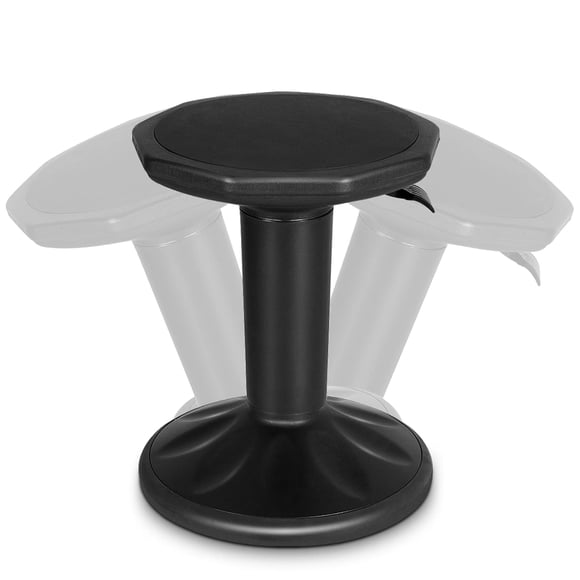 Taburete oscilante Giantex ajustable en altura 42-61 cm negro